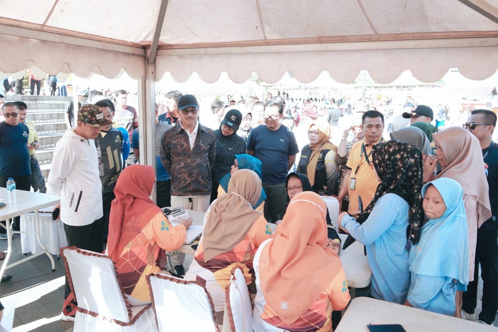 Suasana Pelayanan Publik di sela kegiatan CFD Solok Selatan